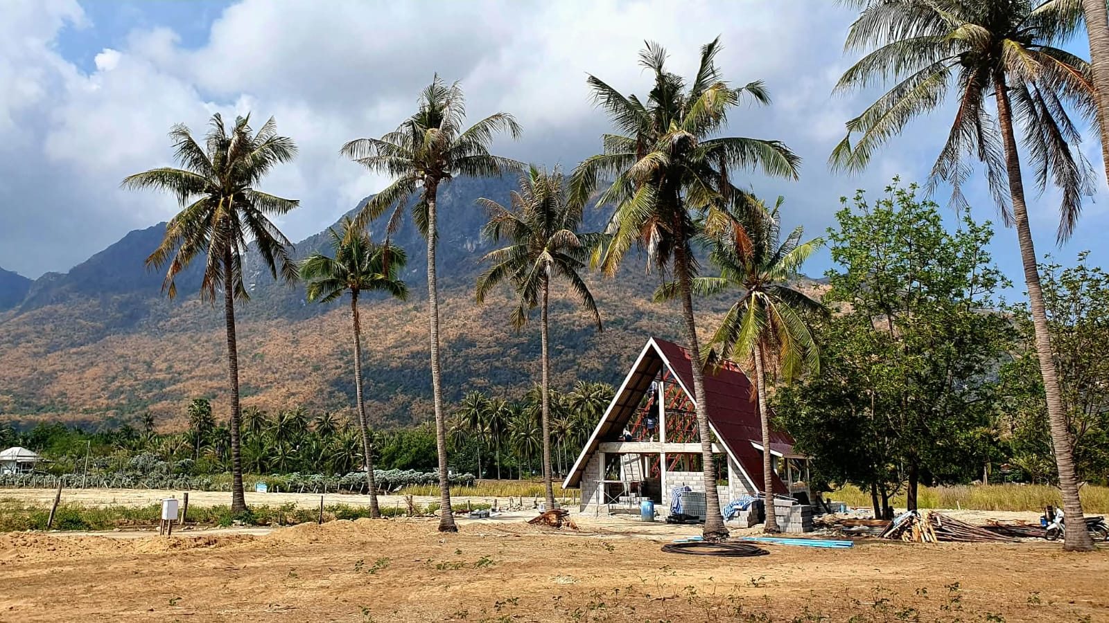 A-Frame im Bau